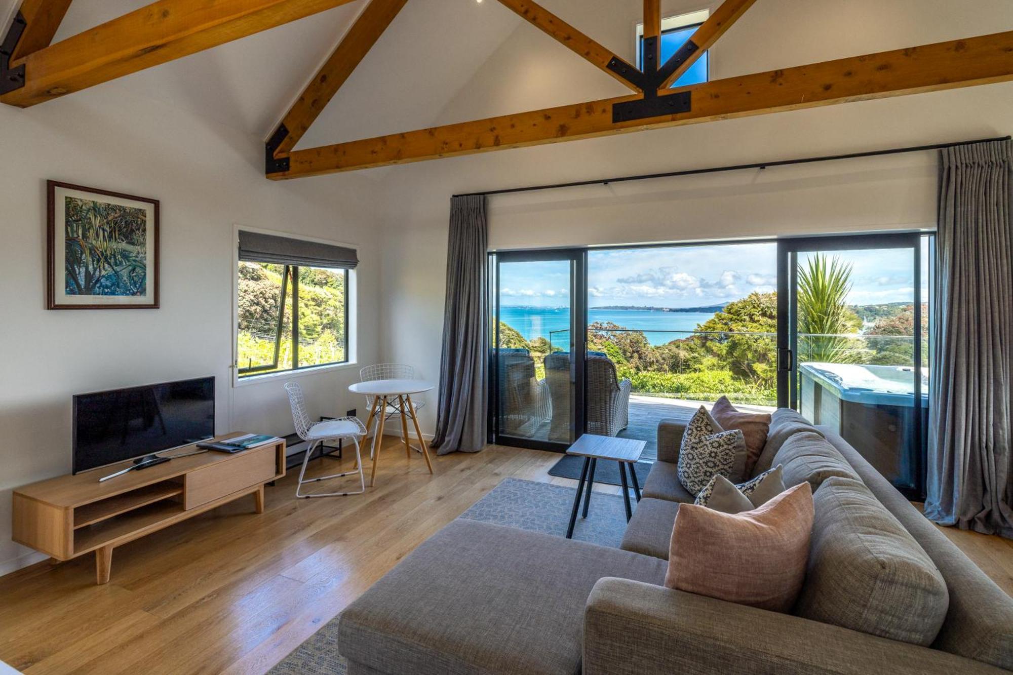 The Guest House At Te Whau Retreat - Stay Waiheke Omiha ภายนอก รูปภาพ